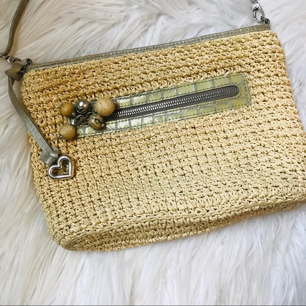 Brighton Beige Woven Purse